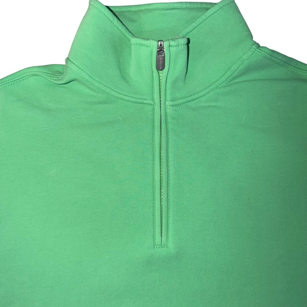 Athleta Forever Fleece 1/4 Zip Sweatshirt Valley Green Medium - Picture 5 of 11